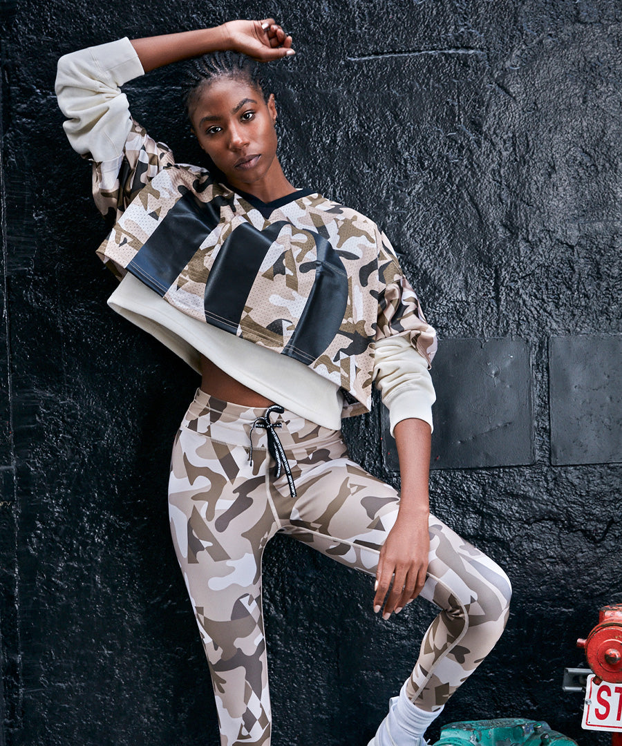 CROPPED AARMY JERSEY